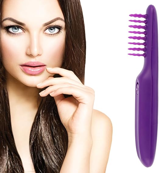 Automatic hair detangling brush