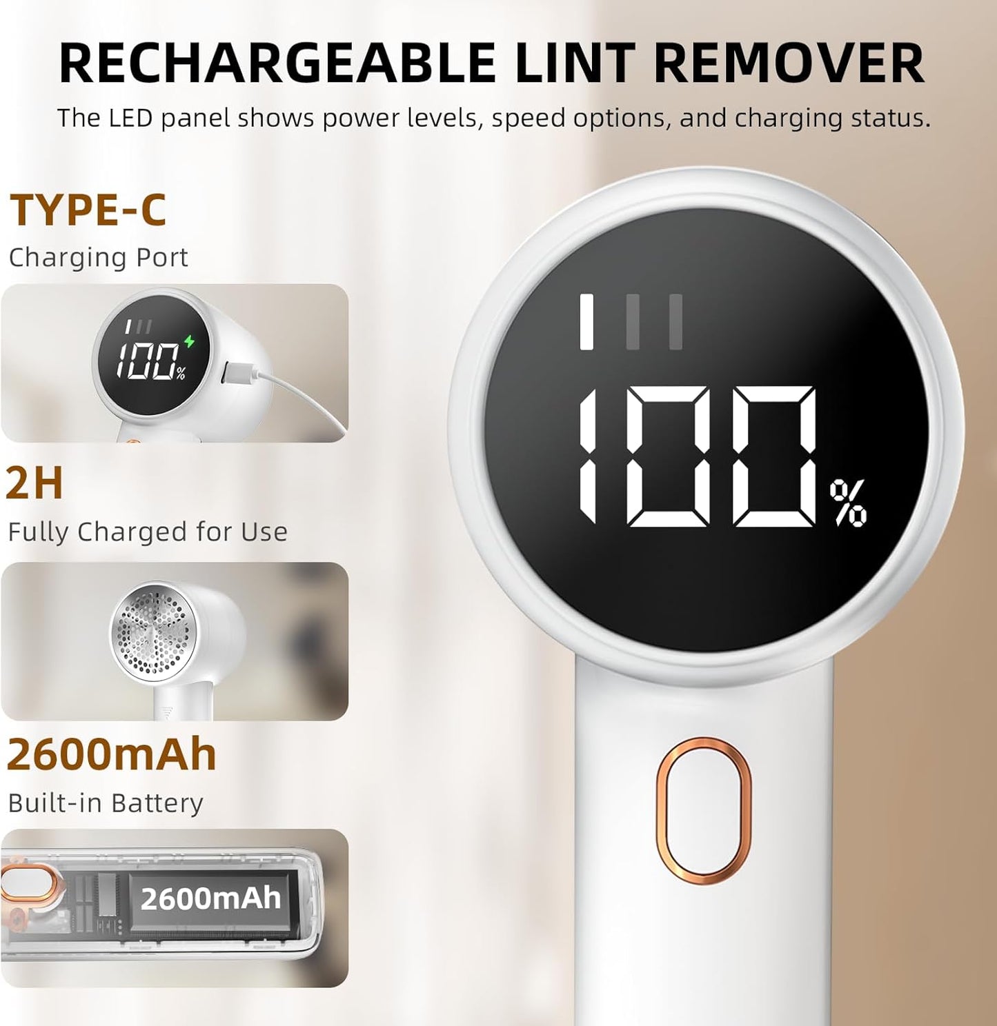 LED Fabric Shaver