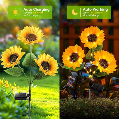 BloomGlow™ Sunflower Solar Lights