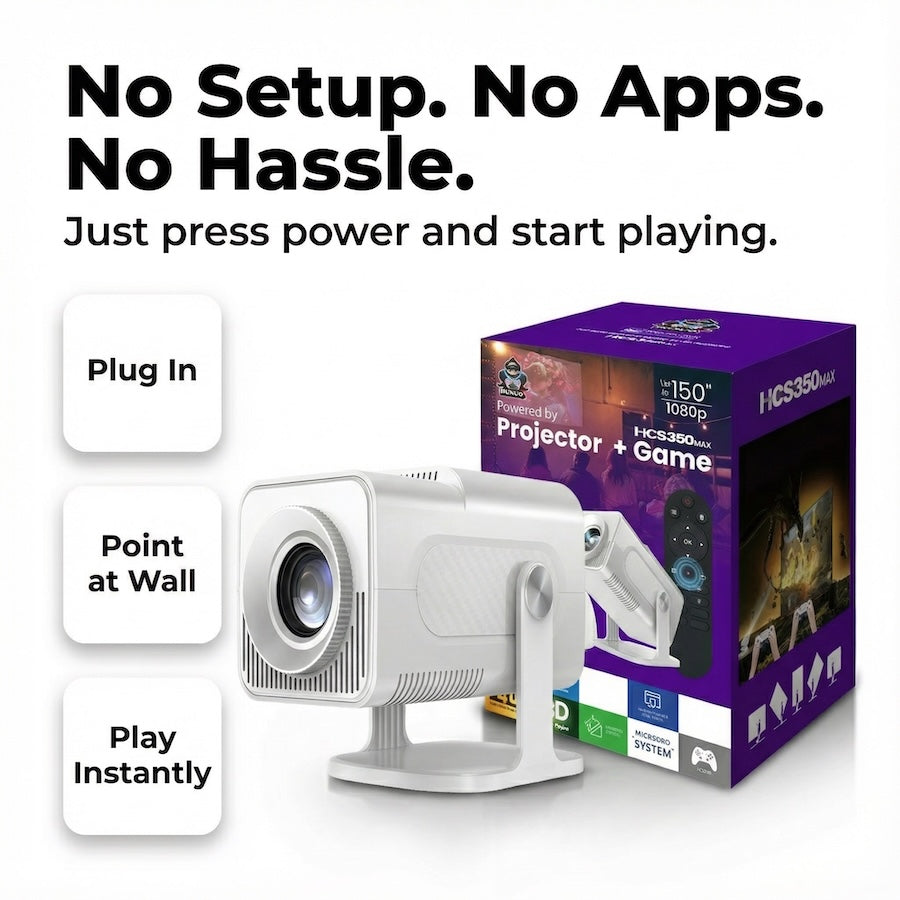 Allverto™ Retro Gaming Projector