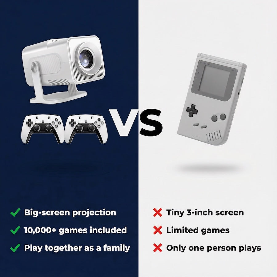 Allverto™ Retro Gaming Projector